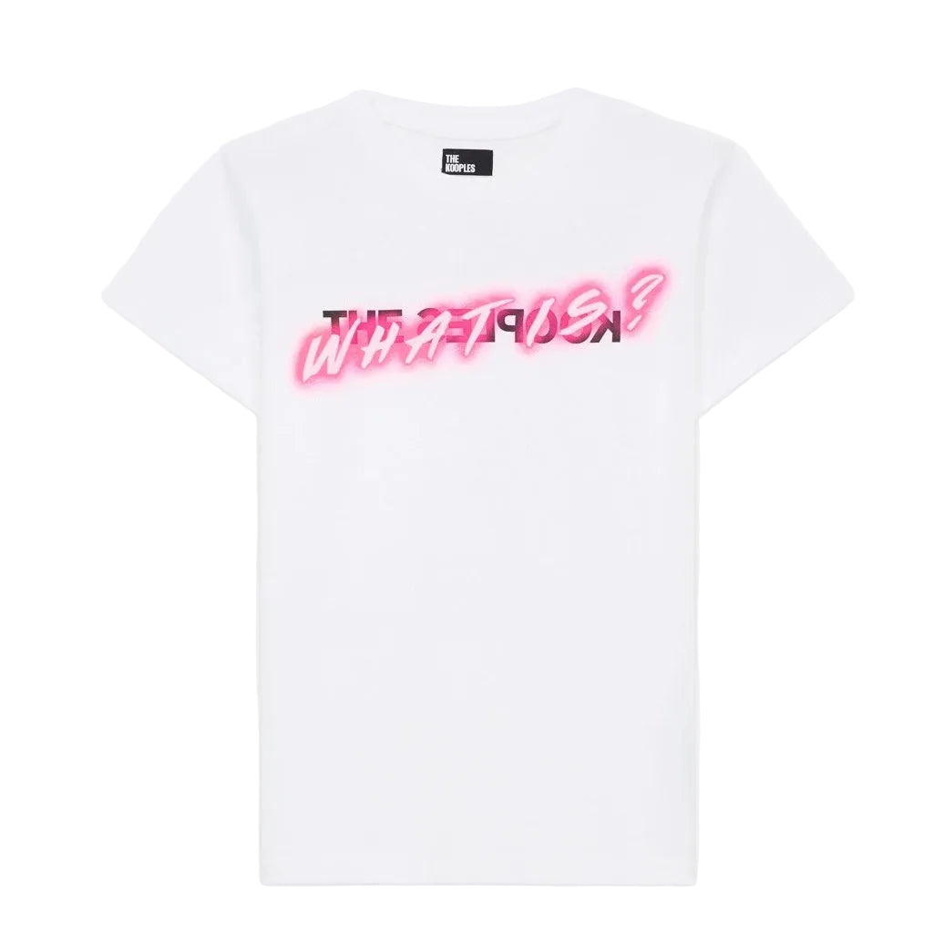 Tee-Shirt What Is Néon Blanc